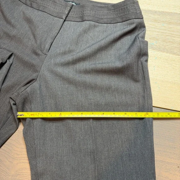 Rafaella Pants Women 12 Dress Pants Wide Leg Gray - Picture 6 of 9